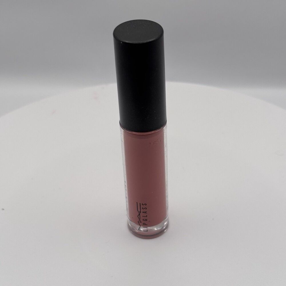 Mac Lipglass Lipgloss  Glass Half Full  .1 OZ / 3.1 M full size New Discontinued